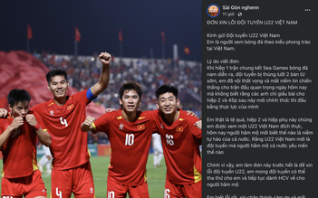 Đơn xin lỗi gửi U.22 Việt Nam đánh bại Thái Lan vô địch SEA Games 33 khiến dân mạng... ngã ngửa