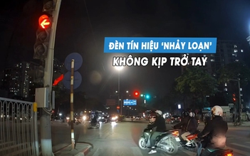 Đèn đỏ 28 giây đột ngột chuyển vàng, tài xế ô tô không kịp trở tay