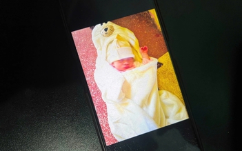 TP.HCM: Bé gái nặng 2,5 kg bị bỏ rơi tại chùa Kỳ Quang 2