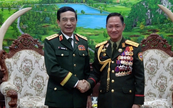 Đại tướng Phan Văn Giang hội kiến Bộ trưởng Bộ Quốc phòng Lào