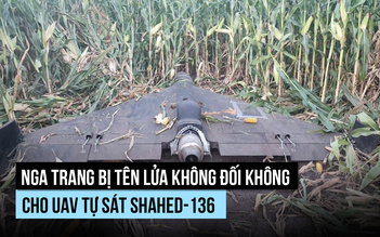 Xem Ukraine 'săn' UAV Nga mang tên lửa không đối không