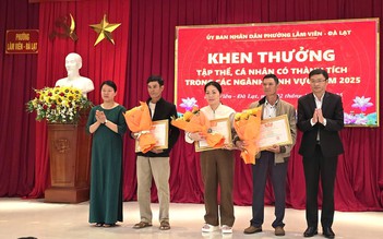 Khen thưởng 8 gia đình bàn giao mặt bằng xây dựng đường Lữ Gia ở Đà Lạt