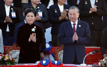 Tổng Bí thư Tô Lâm dự Lễ kỷ niệm 50 năm Quốc khánh Lào