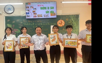 Thầy giáo vùng cao đem di sản văn hóa vào không gian lớp học