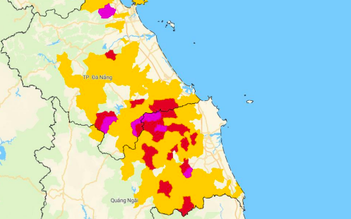 Mưa lớn 254 mm, 81 xã phường ở Đà Nẵng, Quảng Ngãi nguy cơ lũ quét, sạt lở