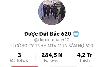 'Ông trùm' băng nhóm đòi nợ thuê có kênh TikTok triệu view 'Được Đất Bắc 620'