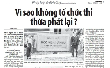 Tin vui cho những ai muốn hành nghề thừa phát lại