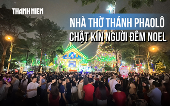 Nhà thờ ‘đá’ Thánh Phaolô đông nghịt đêm Noel
