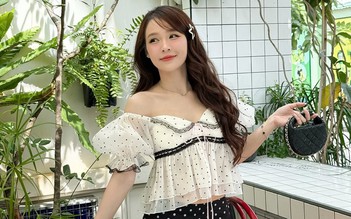 Chút hoài niệm tinh tế cho những ngày xuống phố với họa tiết chấm bi