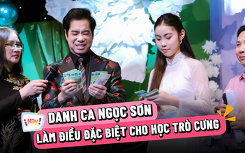 Ngọc Sơn tặng học trò The Voice Kids 5.000 euro mừng lễ trưởng thành