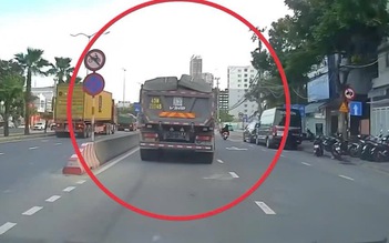 Đà Nẵng: Từ clip người dân gửi, CSGT phạt nặng xe tải đi vào đường cấm