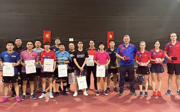 Đội tuyển bóng bàn Nga 'chạm trán' bóng bàn Việt Nam ngay tại Hà Nội, quà quý trước SEA Games