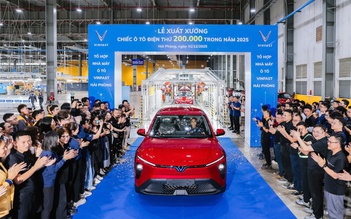 Chiếc xe thứ 200.000 chính thức lăn bánh từ nhà máy VinFast Hải Phòng