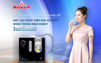 Nâng tầm trải nghiệm nước tốt cùng máy lọc nước điện giải nóng thông minh ROBOT ionSmart