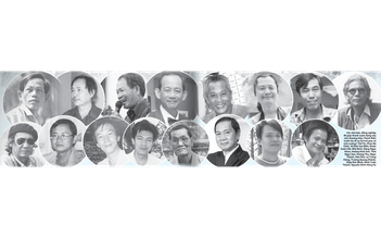 Lẵng hoa tưởng nhớ những người đã khuất