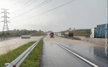 Cao tốc Phan Thiết - Dầu Giây bị ngập ở vị trí từng ngập 2 năm trước