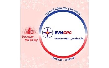 PC Đắk Lắk hưởng ứng Tuần lễ hồng EVN lần thứ XI