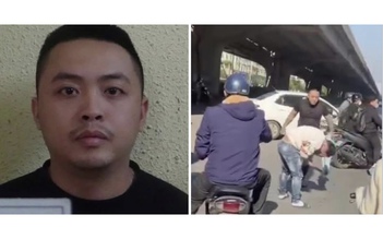 Tạm giữ tài xế ô tô đánh người đi xe máy sau va chạm giao thông
