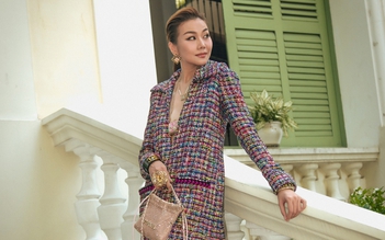 Túi xách và trang phục dạ tweed dẫn dắt xu hướng giao mùa đầy khí chất