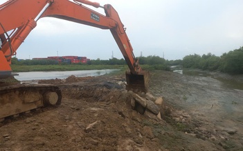 Cơ quan chức năng vào cuộc, xử lý vụ san lấp trái phép