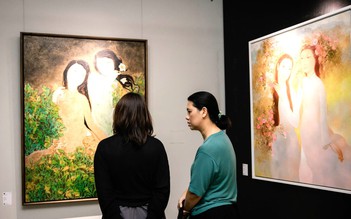 An & Huy: Đối thoại giữa sơn dầu & sơn mài, giữa tình nhân & ánh sáng