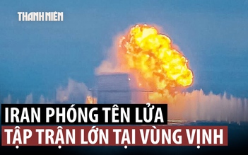 Xem Vệ binh Cách mạng Iran tập trận rầm rộ tại vùng Vịnh