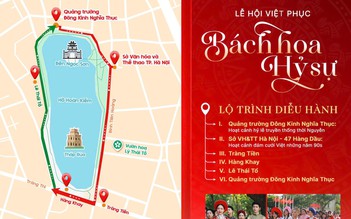 800 người mặc Việt phục  diễu hành quanh Hồ Gươm