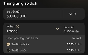 Ngân hàng lớn tham gia 'cuộc đua' lãi suất tiết kiệm