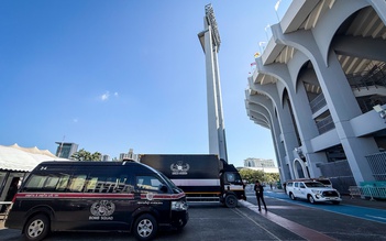 Đặc nhiệm rà phá bom mìn xuất hiện tại sân Rajamangala, SEA Games 33 siết chặt an ninh trước giờ G