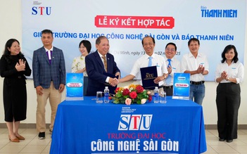 Trường ĐH Công nghệ Sài Gòn ký kết hợp tác với Báo Thanh Niên