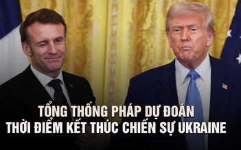 Gặp ông Trump, Tổng thống Macron dự báo thời điểm ngừng bắn ở Ukraine