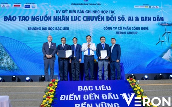 Veron Group ký hợp tác thúc đẩy chuyển đổi số tại tỉnh Bạc Liêu
