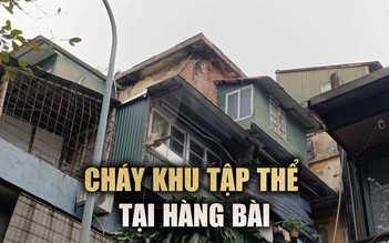 Hà Nội: Cháy Khu tập thể 11 Vọng Đức