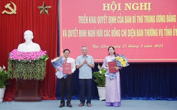 Nhiều cán bộ chủ chốt ở Bạc Liêu nghỉ hưu trước tuổi