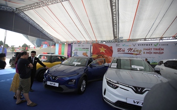 Ô tô điện VinFast tham gia triển lãm 'Đà Nẵng - Phát triển và hội nhập'