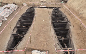 Thuyền cổ ở Bắc Ninh: Không phải thuyền đắm mà bị bỏ lại

