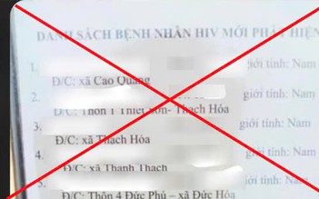 Quảng Bình: Bác bỏ tin giả về danh sách nhiễm HIV ở Tuyên Hóa