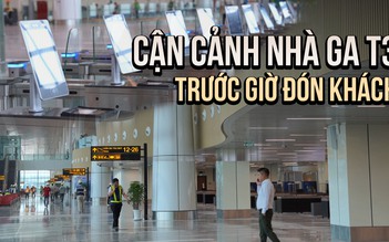 Ngắm toàn cảnh nhà ga T3 trước ngày đón khách