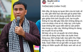 Quyền Linh chính thức lên tiếng về vụ quảng cáo sữa