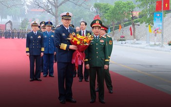 Đại tướng Phan Văn Giang chủ trì lễ đón Bộ trưởng Quốc phòng Trung Quốc Đổng Quân