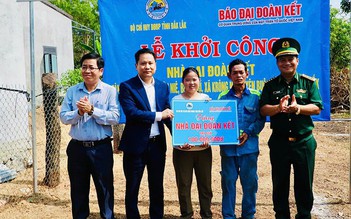 Khởi công xây dựng nhà đại đoàn kết tặng hộ nghèo vùng biên giới Đắk Lắk