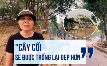 Công viên hơn 6.000 mét vuông ở Hà Nội dỡ rào, cải tạo sau nhiều năm xuống cấp