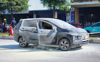Hai người tử vong bất thường trong vụ ô tô bốc cháy ở ngã ba Huế