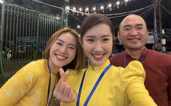 Thúy Ngân, Lan Ngọc có mặt từ 3 giờ sáng để tổng duyệt diễu binh, diễu hành