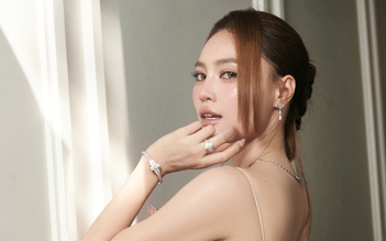 Ninh Dương Lan Ngọc đeo trang sức trăm triệu đi sự kiện
