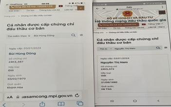 Công an xác minh vụ giáo viên tiểu học bất ngờ có chứng chỉ đấu thầu
