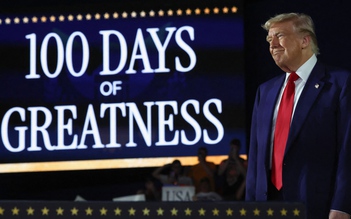 Ông Trump khoe 100 ngày đầu nhiệm kỳ 'tốt nhất', người Mỹ hoài nghi