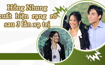 Ca sĩ Hồng Nhung xuất hiện rạng rỡ sau 3 lần xạ trị ung thư
