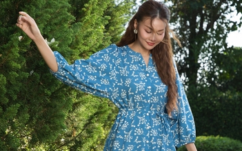 Váy họa tiết hoa nữ tính, nhẹ nhàng mà đẹp hút mắt