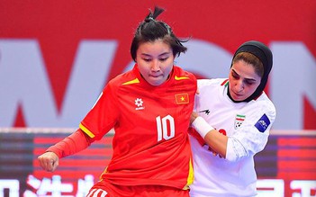 Đội futsal nữ Việt Nam hòa ĐKVĐ Iran, vào tứ kết với ngôi nhất bảng: Đấu Nhật Bản